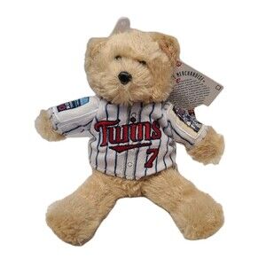 Minnesota Twins Plush Teddy Bear Forever Collectibles Joe Mauer #7 MLB NWT